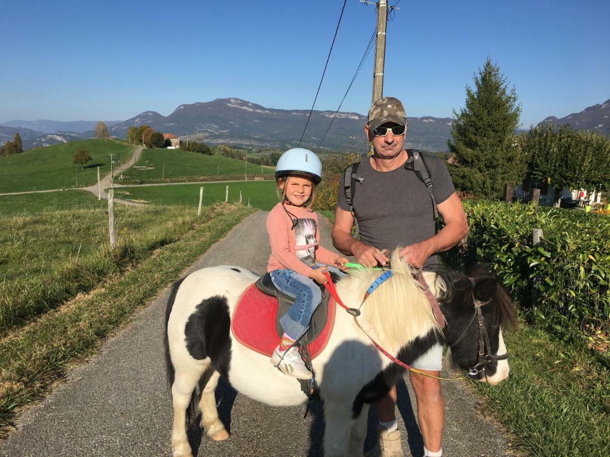 Chambres D'Hotes Des Lodges De La Cascade Yenne エクステリア 写真
