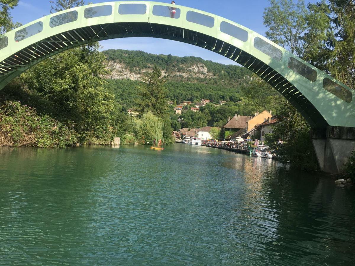 Chambres D'Hotes Des Lodges De La Cascade Yenne エクステリア 写真